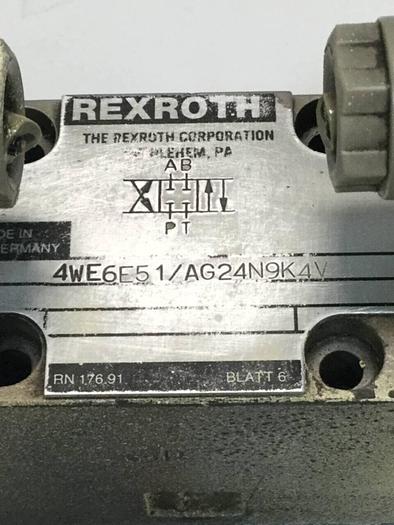 Used REXROTH Valve 4WE6E51AG24N9K4V #96959
