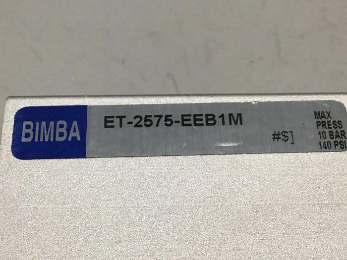 Used BIMBA Cylinder ET-2575-EEB1M #112903