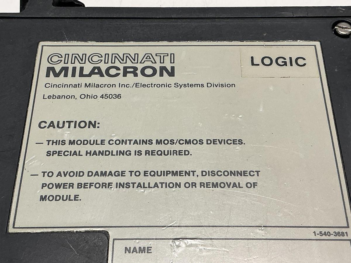 Used CINCINNATI MILACRON 3-531-3957A