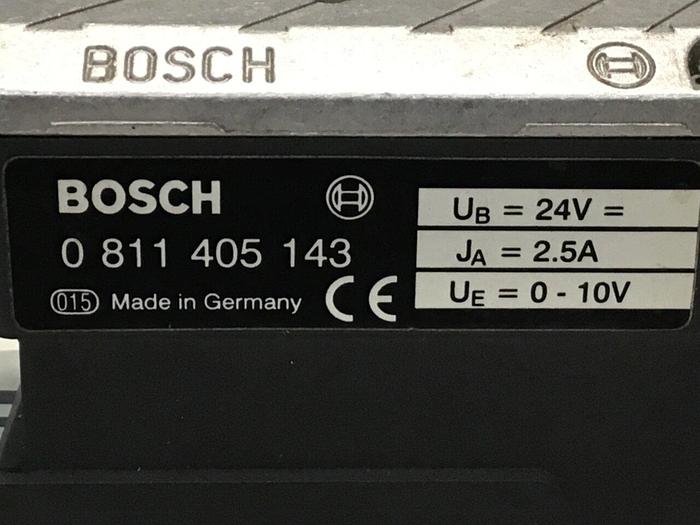 Used BOSCH Valve 0 811 403 108 SERVO Used
