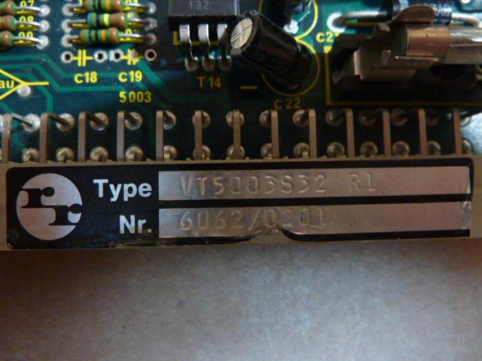 Used REXROTH Amplifier Card VT5003 S32 R1 #40744