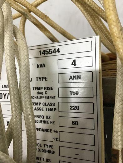 Used HAMMOND 4.0 kVA Transformer 145544 #101940
