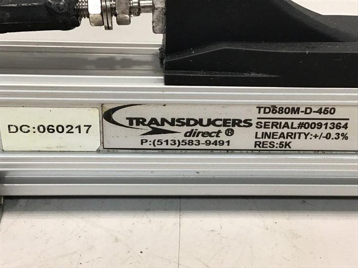 Used TRANSDUCERS DIRECT Transducer TD580M-D-450 #119326