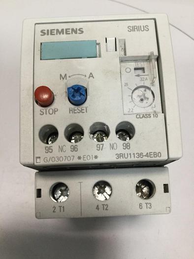 Used SIEMENS Relay 3RU1136-4EB0 #103642