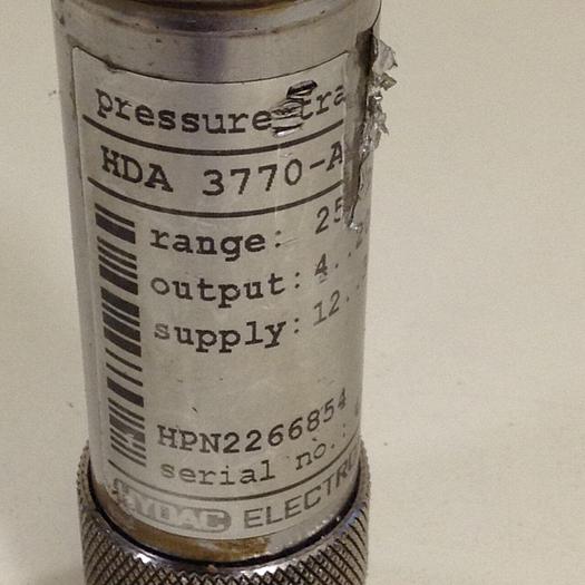 Used HYDAC Pressure Transducer HDA 3770-A-250-188 #82215