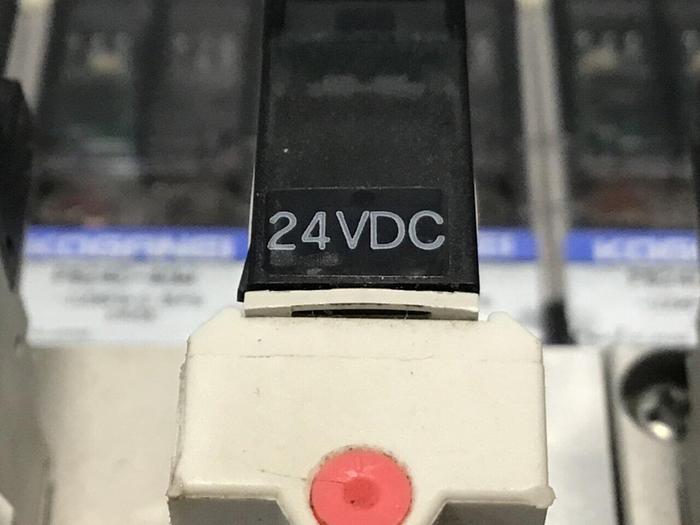 Used KOGANEI Block w/ Valves PBM6P-3W #120982