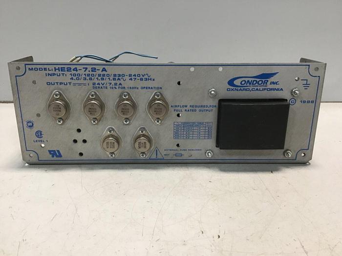 Used CONDOR Power Supply HE24-7.2-A CONDOR #129420