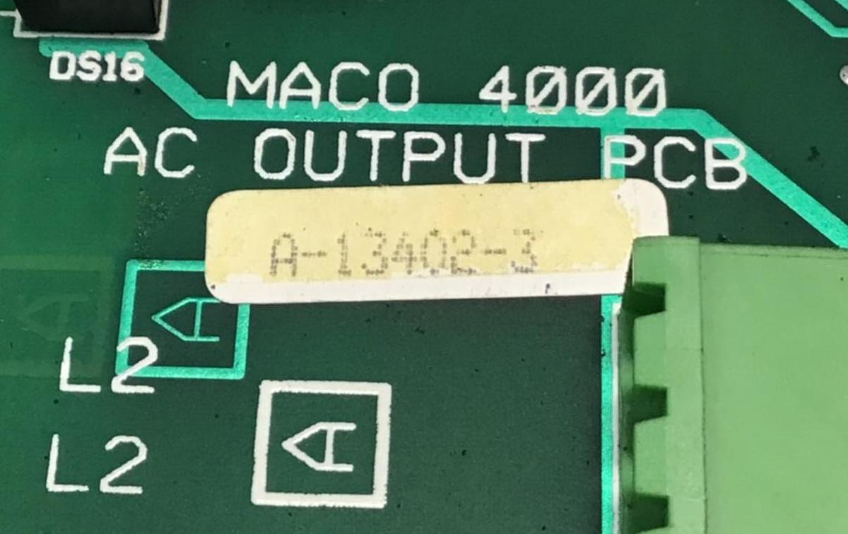 Used BARBER COLMAN AC Output Circuit Board A-13402-3 USED