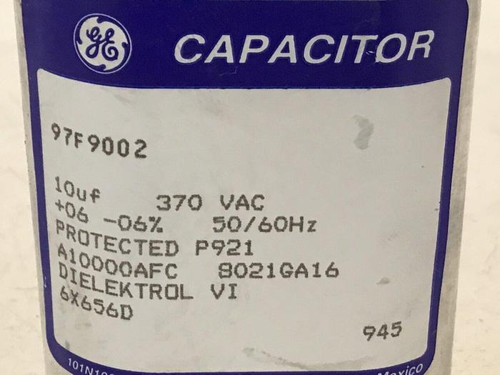 Used GE Capacitor 97F9002 #120589