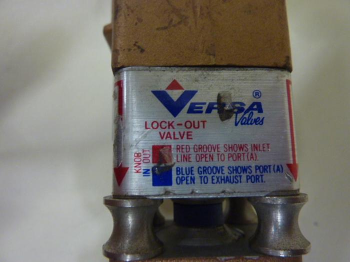 Used VERSA Lock Out Valve VIZ-4312-LOVB-125G #52582