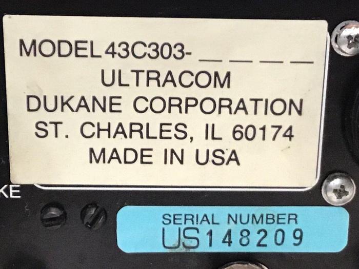 Used DUKANE Power Supply 43C303 #135432