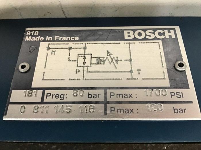 Used BOSCH Valve 081WV10P1V1012WS024/00D51 #144619