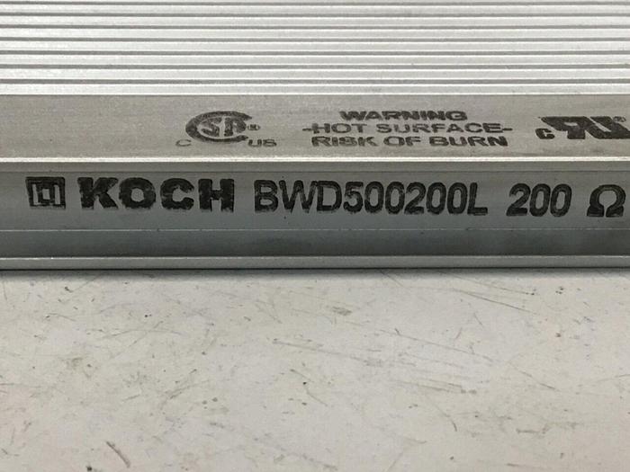 Used KOCH Braking Resistor BWD500200L #119291