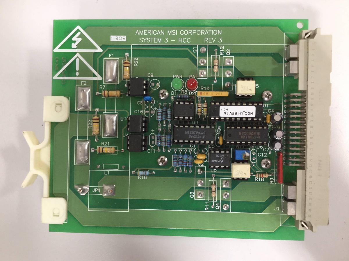 Used AMERICAN MSI Control Board C3201.010.045 Used 