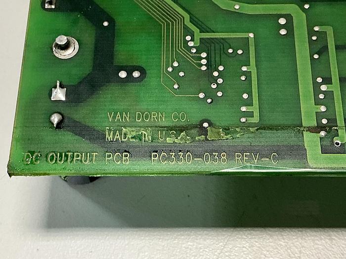 Used VAN DORN ASSY 330038 REV-C