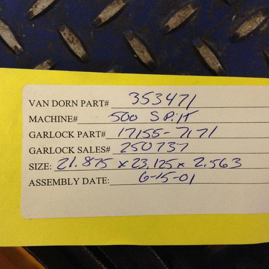 Used VAN DORN Clamp Ram Seal 353471 #80638