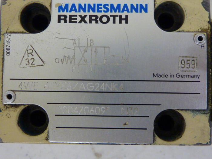 Used REXROTH Valve 4WE6Y53AG24NK4 #102439