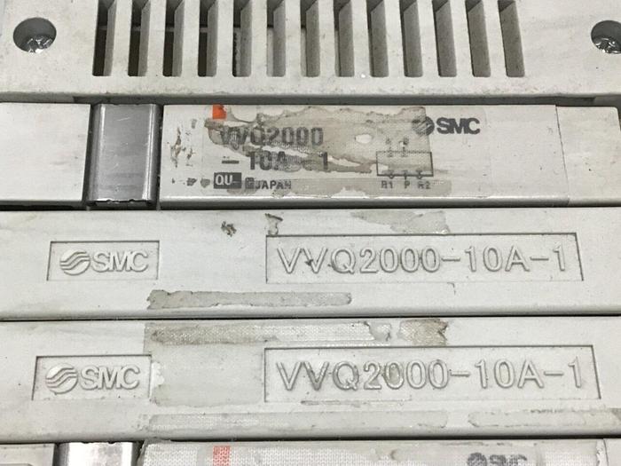 Used SMC Solenoid Valves & Manifold VVQ2000-10A-1 #115102