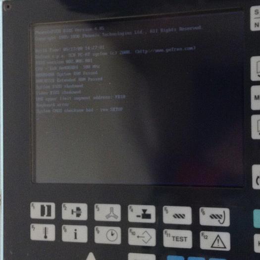 Used GEFRAN Control Panel NTG3P-B/STN1-R04-_CL N57 Used