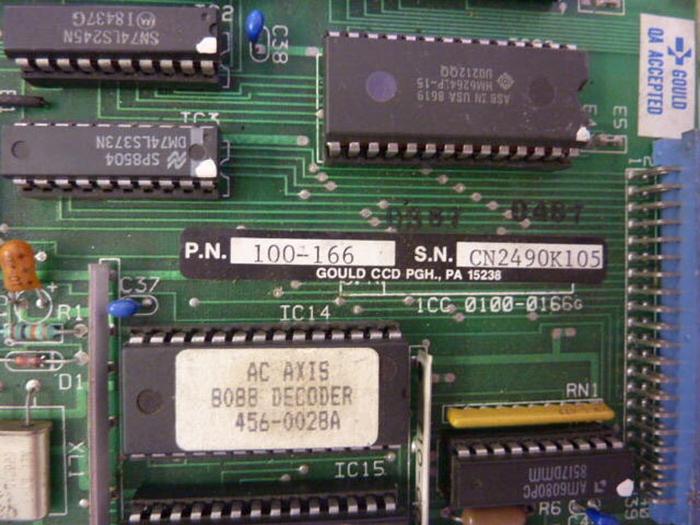 Used GOULD Circuit Board 100-166 Used