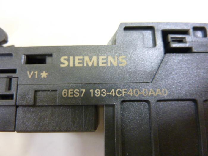 Used SIEMENS Terminal Block 6ES7 193-4CF40-0AA0 #50632