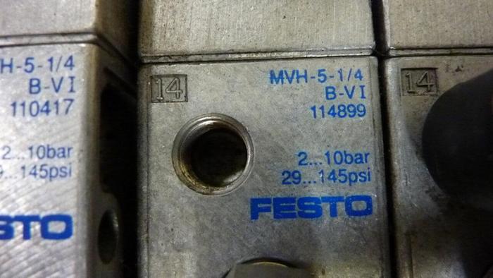 Used FESTO Control Block / Valve Terminal IFB8-02 #52722