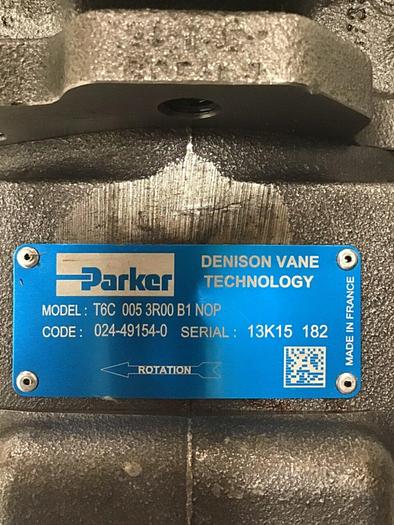 Used DENISON HYDRAULICS Hydraulic Pump T6C 005 3R00 B1 N0P B Used