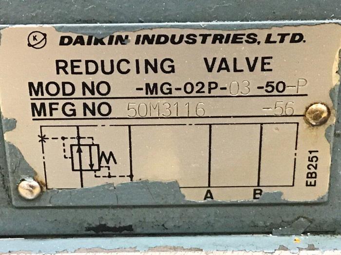 Used DAIKIN Hydraulic Piston Pump VR80SAES-15SAJS-20S08 Used