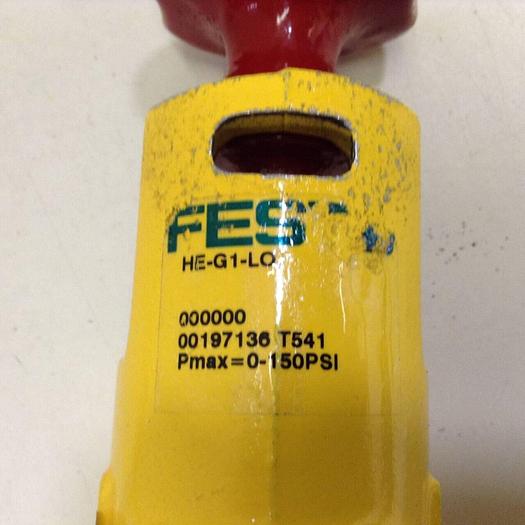 Used FESTO Shutoff Valve HE-G1-LO #70667
