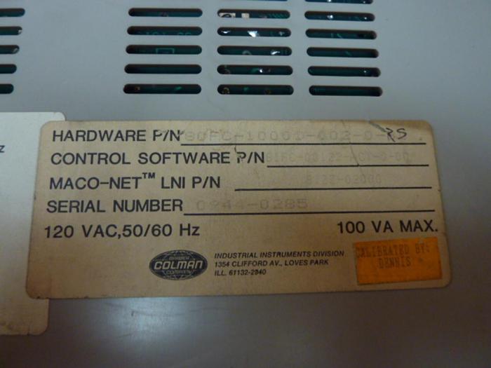 Used BARBER COLMAN Positioning Module 80FC-10001-002-0-RS #3423