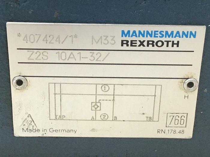 Used REXROTH Valve Z2S10A132 #137639