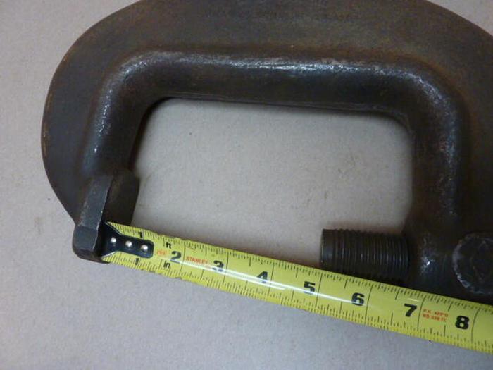 Used JH WILLIAMS Heavy Service 'C' Clamp NO. 6 #37394