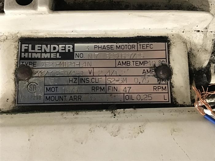 Used FLENDER Brake Motor ZF20-M1P4-L4N Used #144544