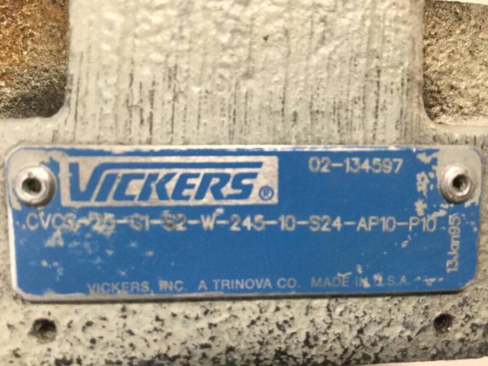 Used VICKERS Valve CVCS25C1S2W24510S24AP10P10 #99574
