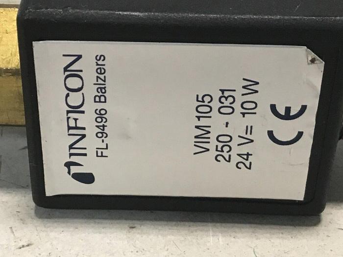Used INFICON Gauge / Valve FL-9496 BALZERS #124334