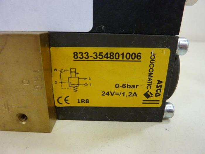 Used ASCO Valve 833-354801006 #59654