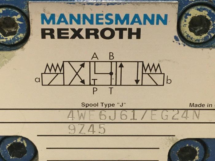Used REXROTH Valve 4WE6J61EG24N9Z45 Used