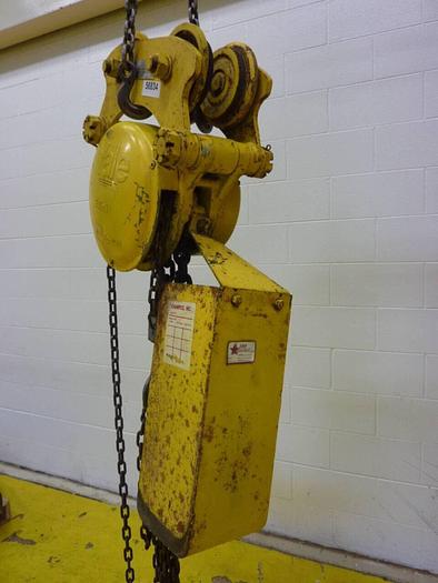 Used YALE HOISTS Trolley Chain Hoist D-190402 #56834