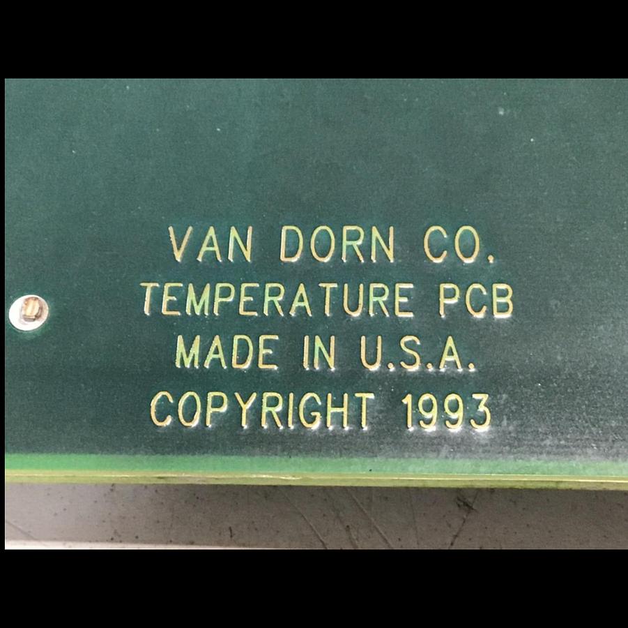 Used VAN DORN Temperature Circuit Board PC330-021 330-021 Used