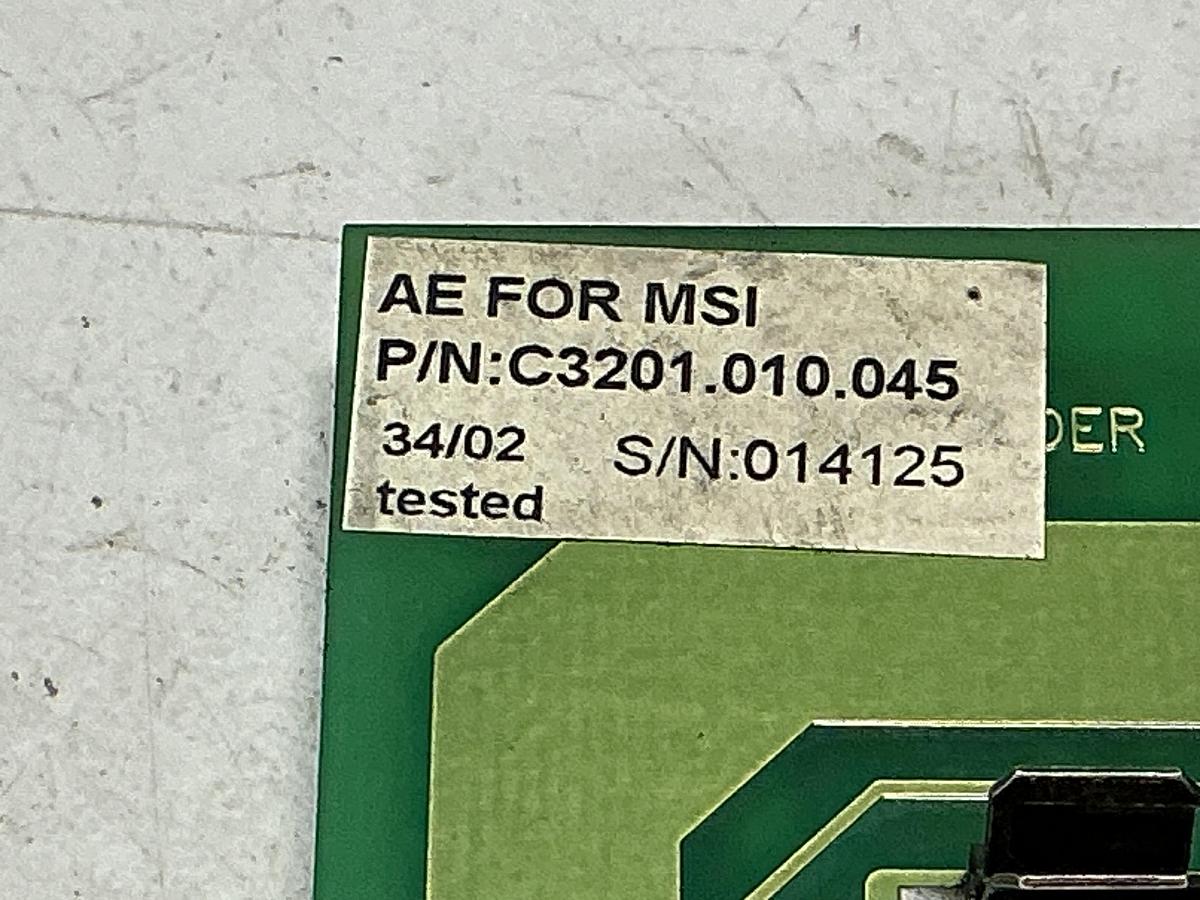 Used AMERICAN MSI CORPORATION C3201.010.045