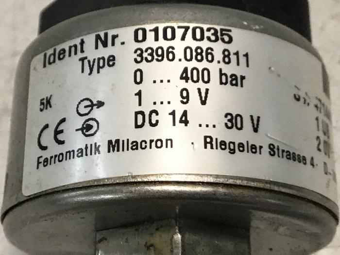 Used MILACRON Pressure Sensor 3396.086.811 #136092