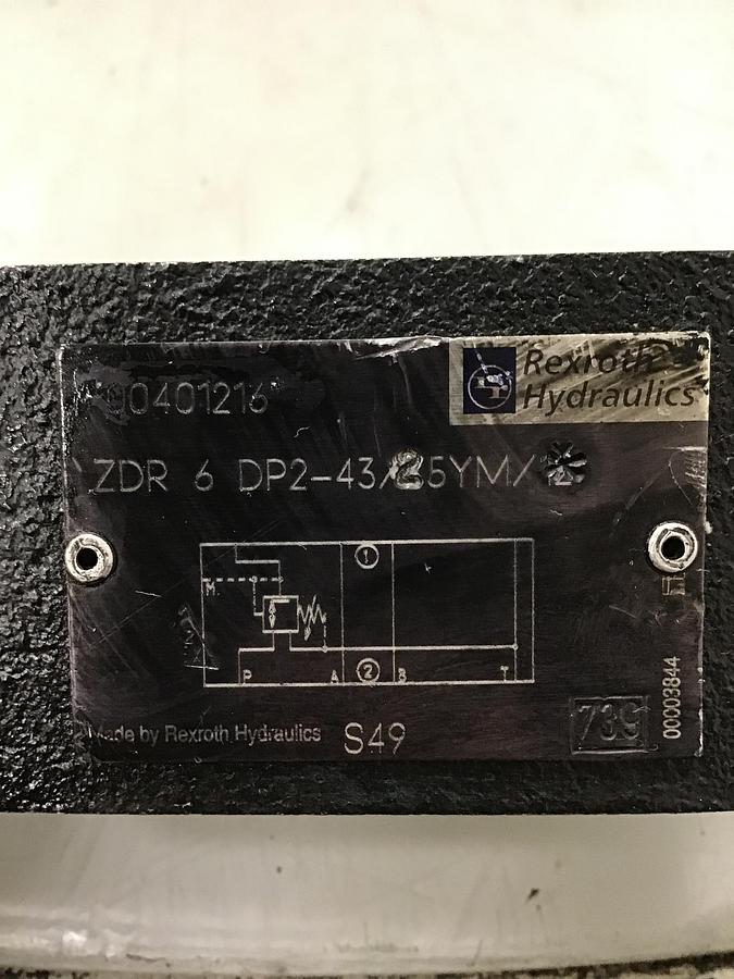 Used REXROTH ZDR6DP24325YM12 Valve Used #141553