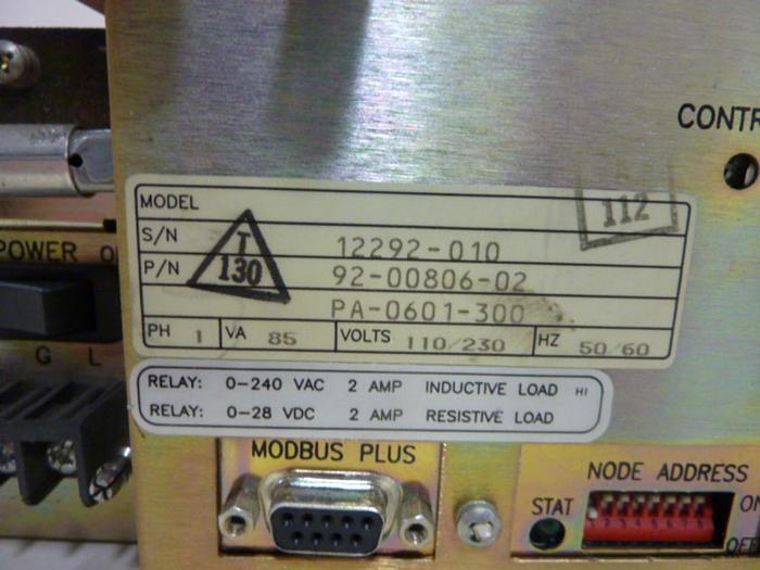 Used MODICON Panel Mate Plus Operator Interface 92-00806-02 Used