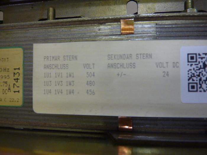 Used RATHGEBER Transformer DG 630 CNA #65361