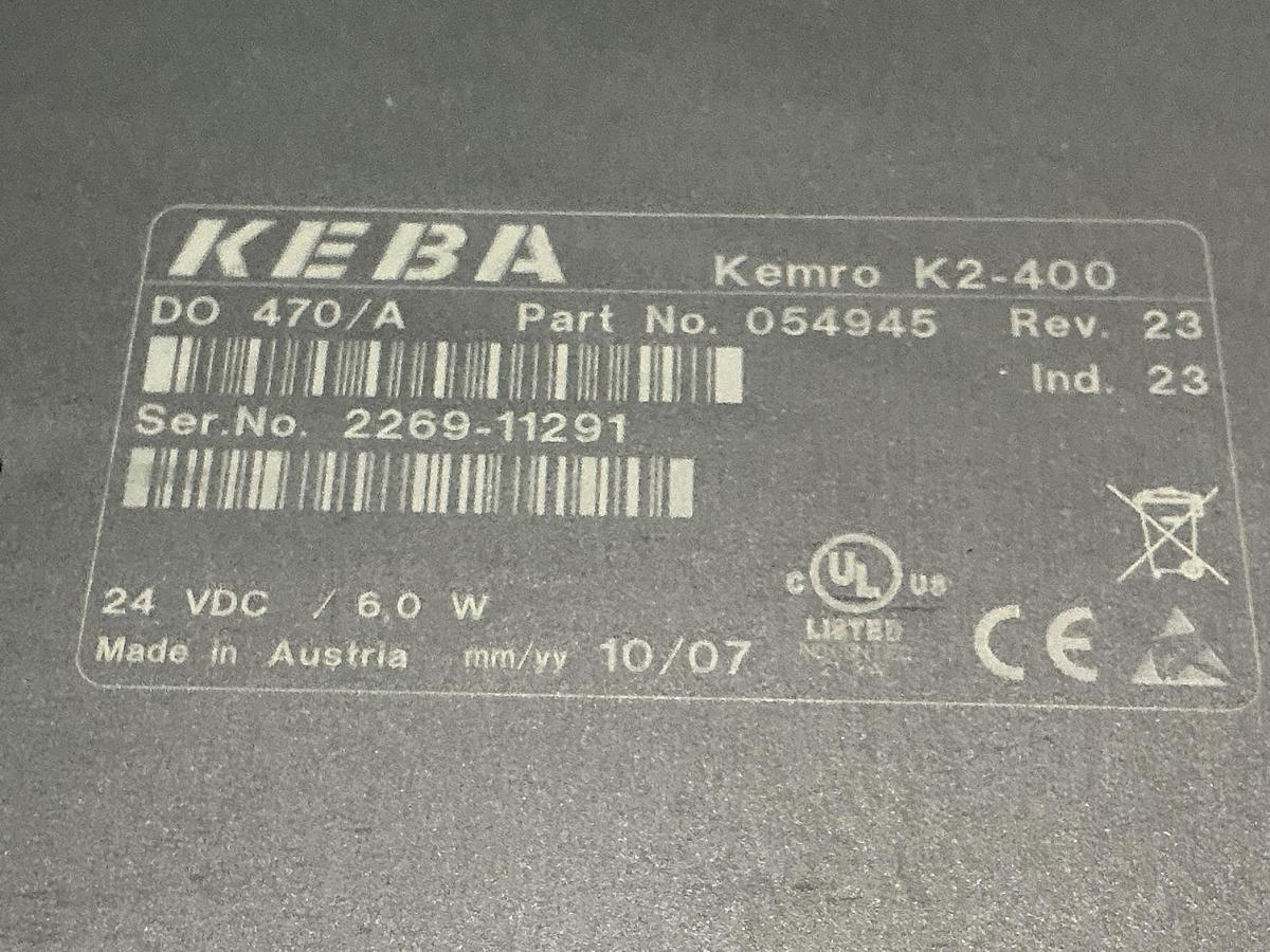 Used KEBA K2-400