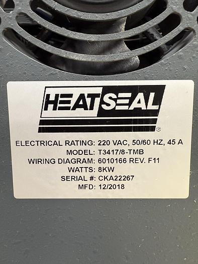 Used Heat Seal T3417/8-TMB Used #145791