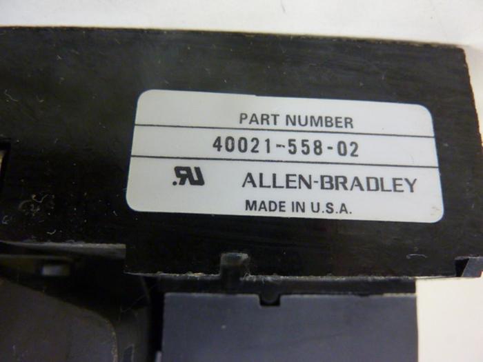 Used ALLEN BRADLEY 30 Amp Pole Disconnect Switch 40021-558-02 #47167