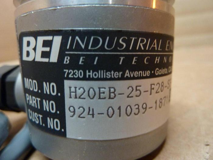 BEI INDUSTRIAL ENCODER Industrial Encoder H20EB-25-F28-SS-500-ABZC-7272-SCS36-28V-S #25026