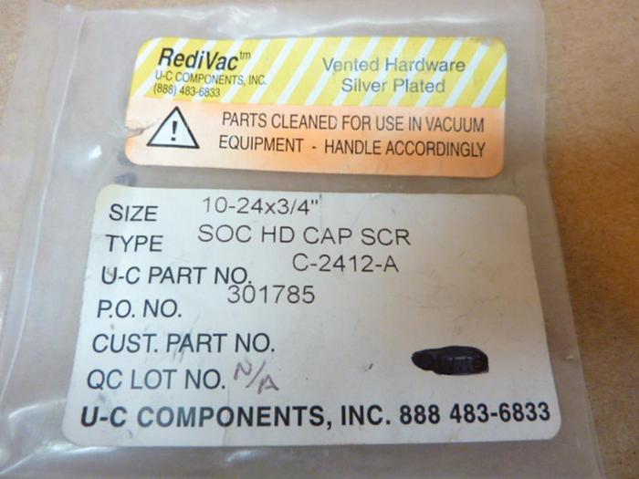 U-C COMPONENTS Socket Head Cap Screw C-2412-A #41281