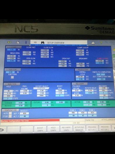 Used SUMITOMO / Van Dorn Demag Control System VDU-NC5 Used